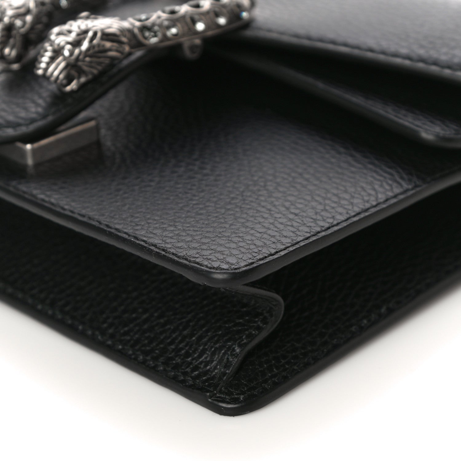 Gucci Calfskin Mini Dionysus Shoulder Bag Black 11 of 13