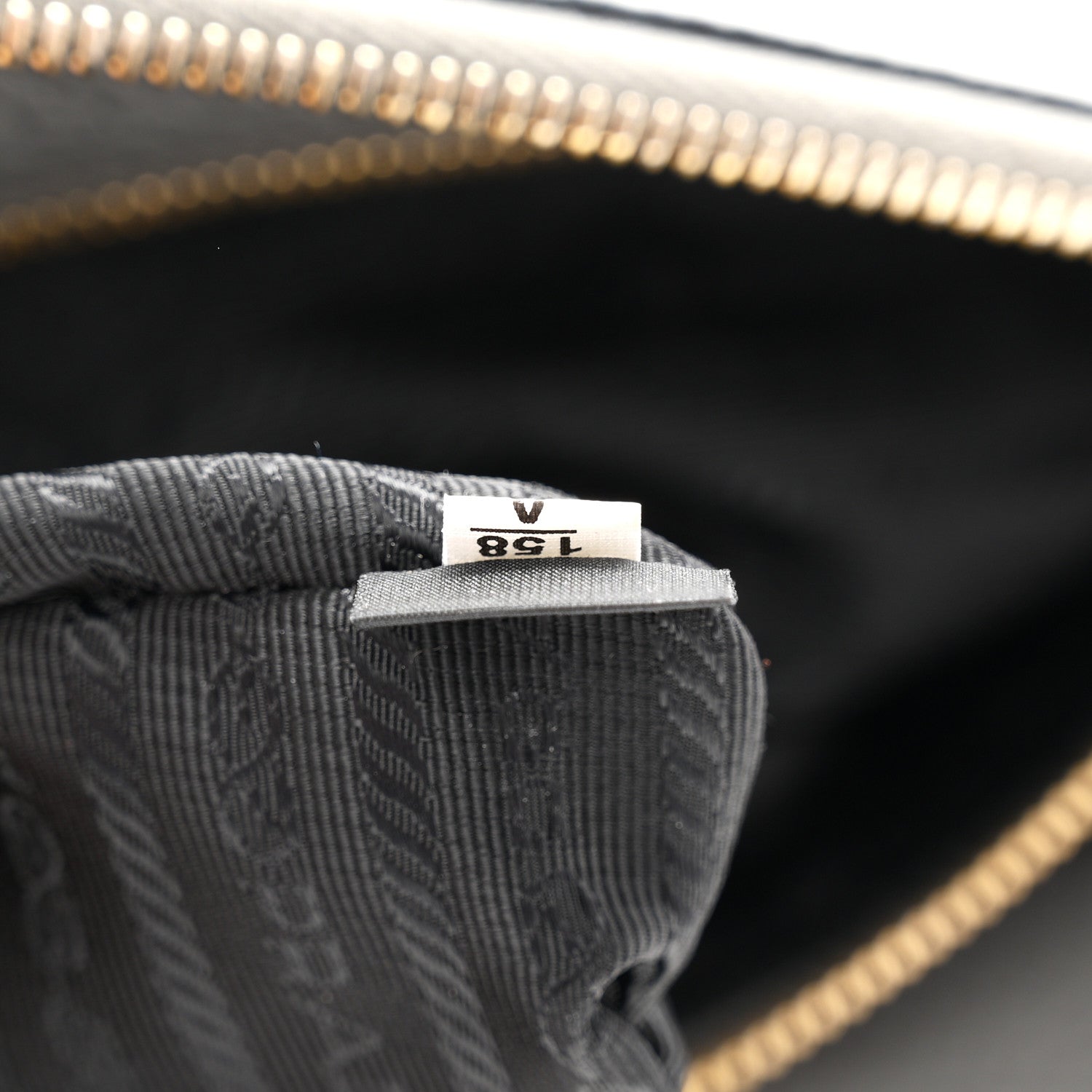 Prada Vitello Phenix Zippered Shoulder Bag Marmo 8 of 12