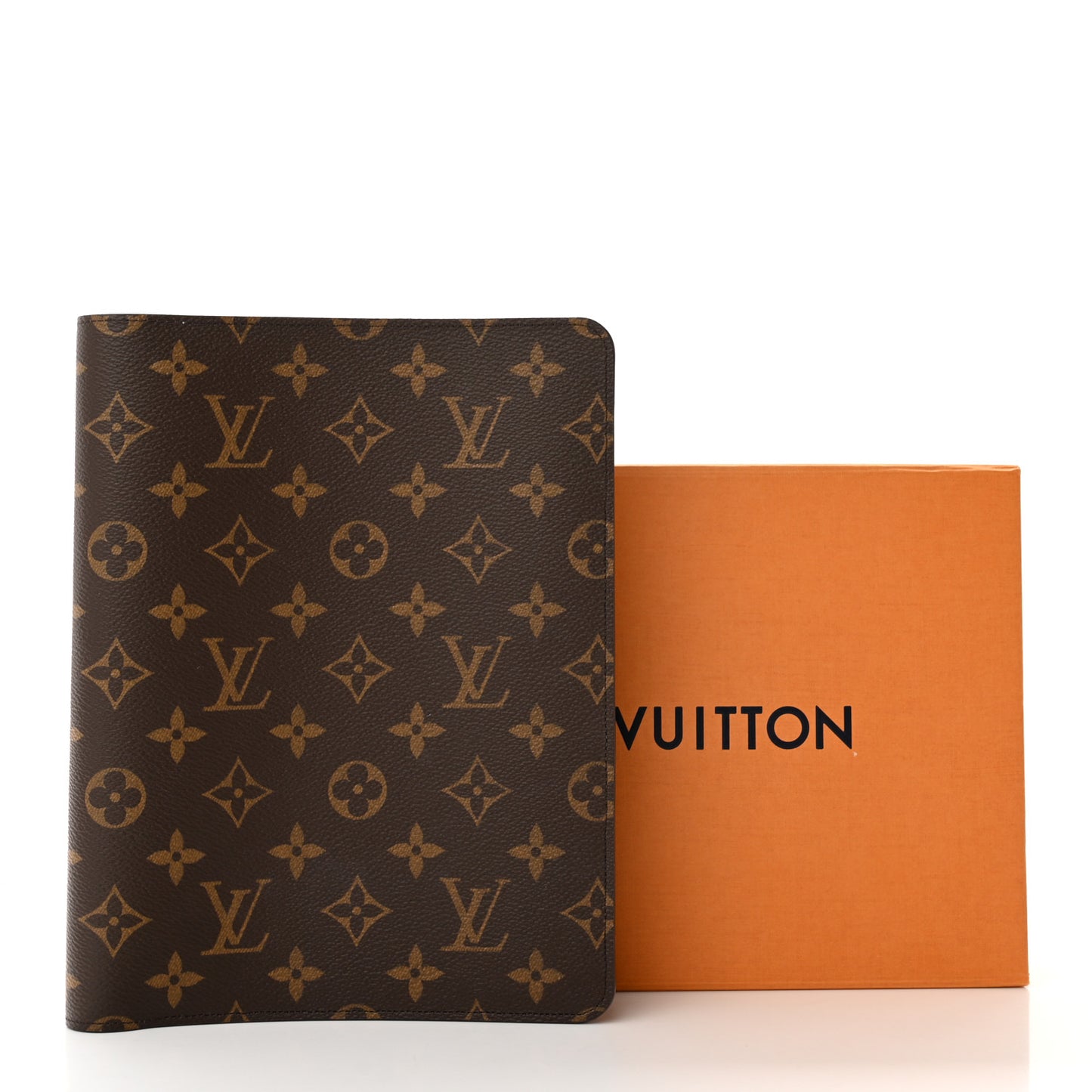 Monogram Desk Agenda Cover