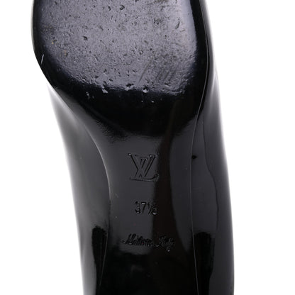Louis Vuitton Patent Madeleine Pumps 37.5 Black 7 of 15