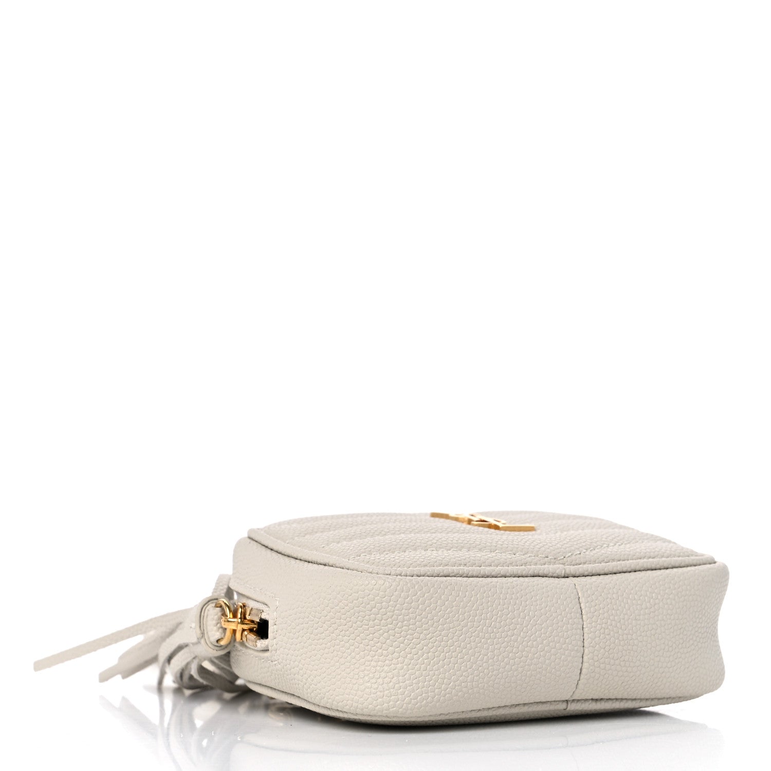 Saint Laurent Grain De Poudre Matelasse Monogram Baby Lou Camera Bag Crema Soft 4 of 9