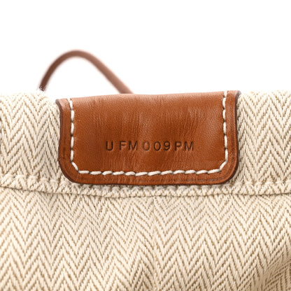 Hermes Canvas Barenia Fourbi 20 PM Pouch Naturel Fauve 7 of 10
