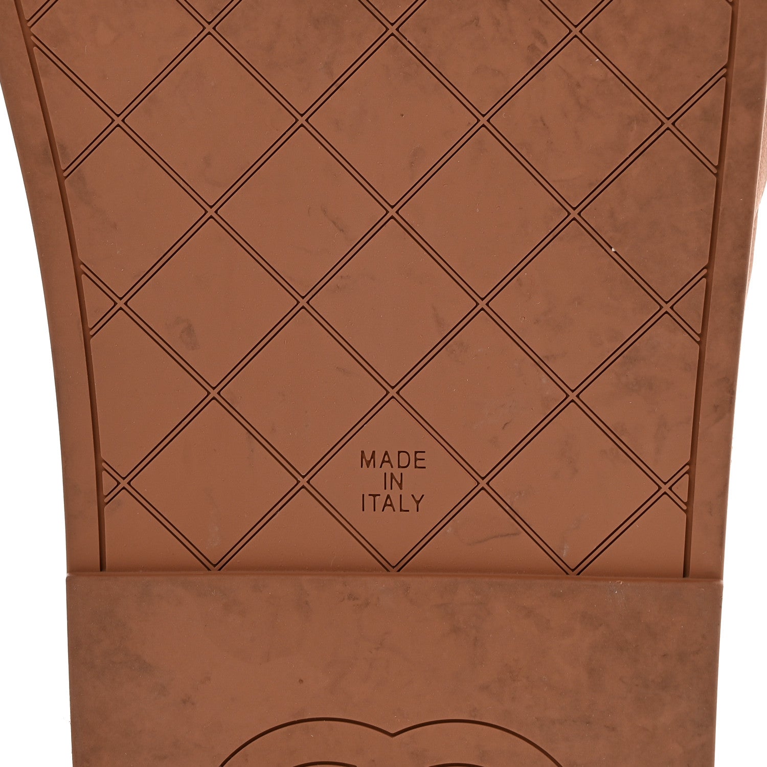 Chanel Lambskin Quilted CC Mules Sandals 39 Brown 7 of 10