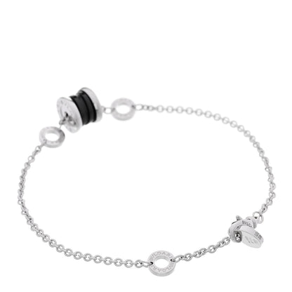 Bulgari Sterling Silver Black Ceramic Save the Children Bracelet SM 2 of 6