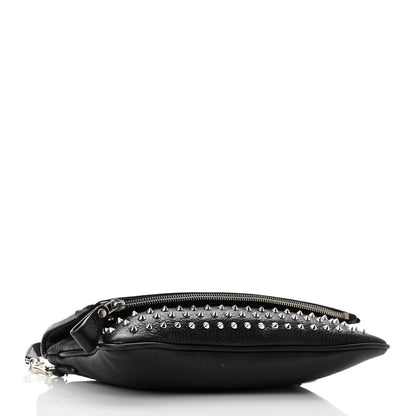 Burberry Calfskin Studded Shoulder Bag Black 4 of 10