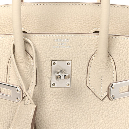 Hermes Togo Birkin 25 Craie 6 of 11