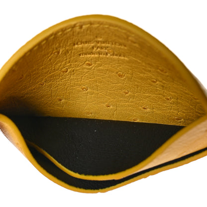 Louis Vuitton Ostrich Card Holder Yellow 5 of 6