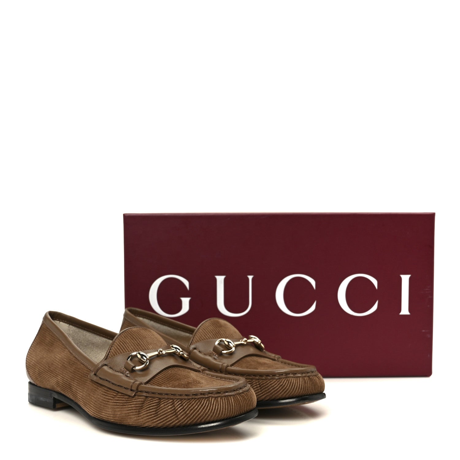 Gucci Corduroy Womens 1953 Horsebit Loafers 36 Velvety Camel 9 of 9