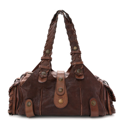 Chloe Calfskin Silverado Shoulder Bag Chocolate 1 of 12