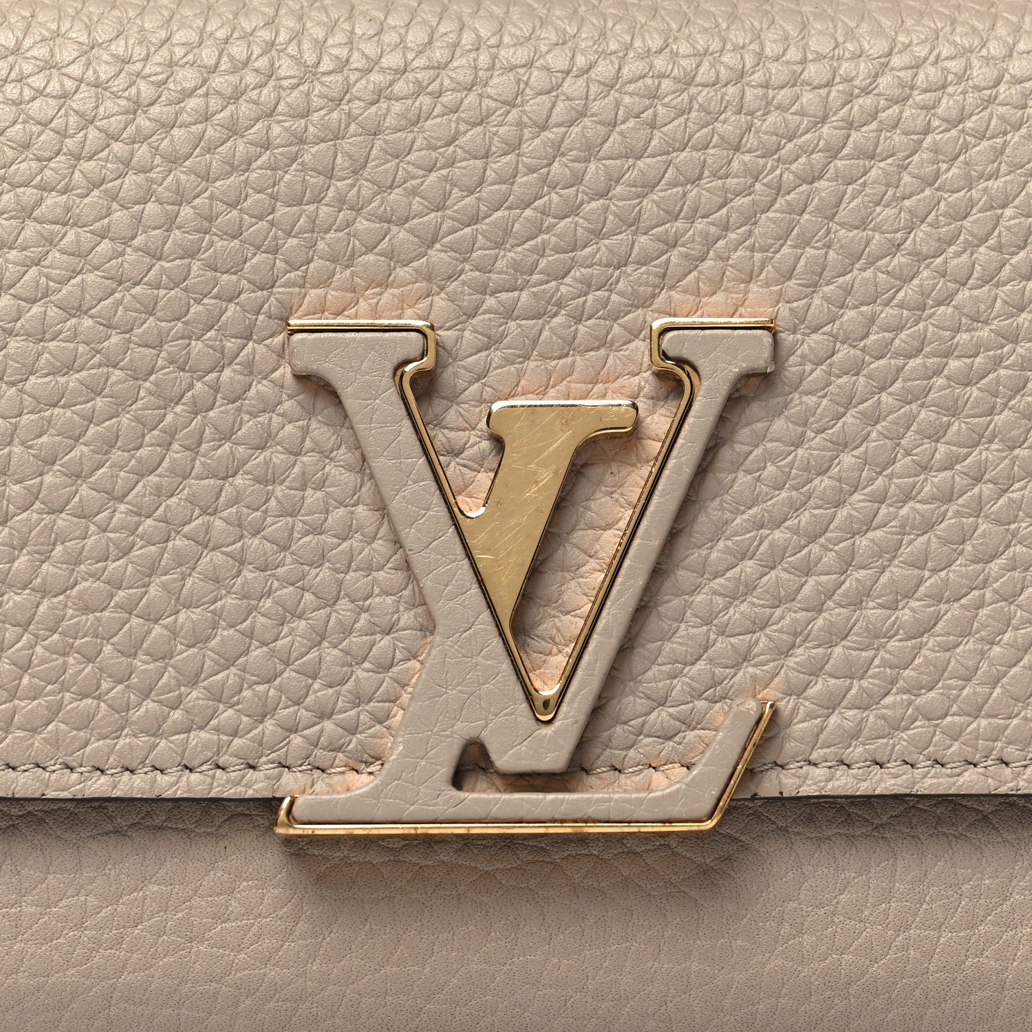 Louis Vuitton Taurillon Capucines Wallet Galet 7 of 8