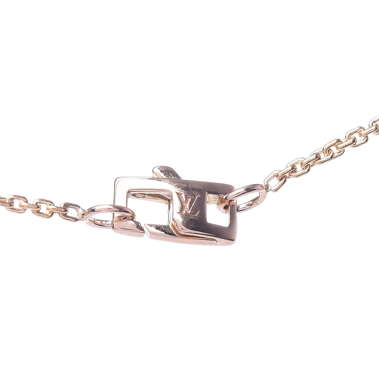 Louis Vuitton 18K Pink Gold Diamond Blossom BB Pendant Necklace 5 of 6