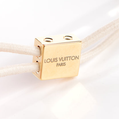 Louis Vuitton Swarovski Crystal Resin Inclusion Hair Cubes Beige 4 of 5