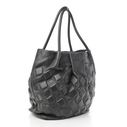 Chanel Calfskin Sloane Square Tote Grey 3 of 12