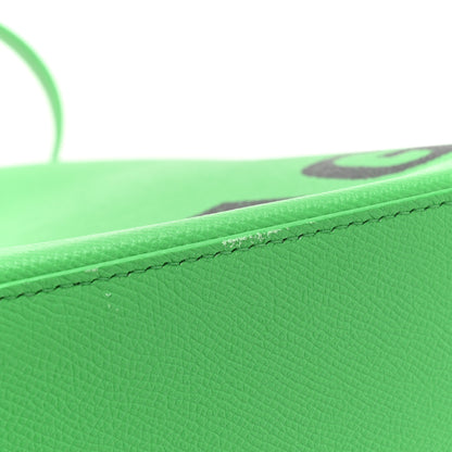 Balenciaga Signature Grained Calfskin Logo M Ville Top Handle Bag Green 13 of 20