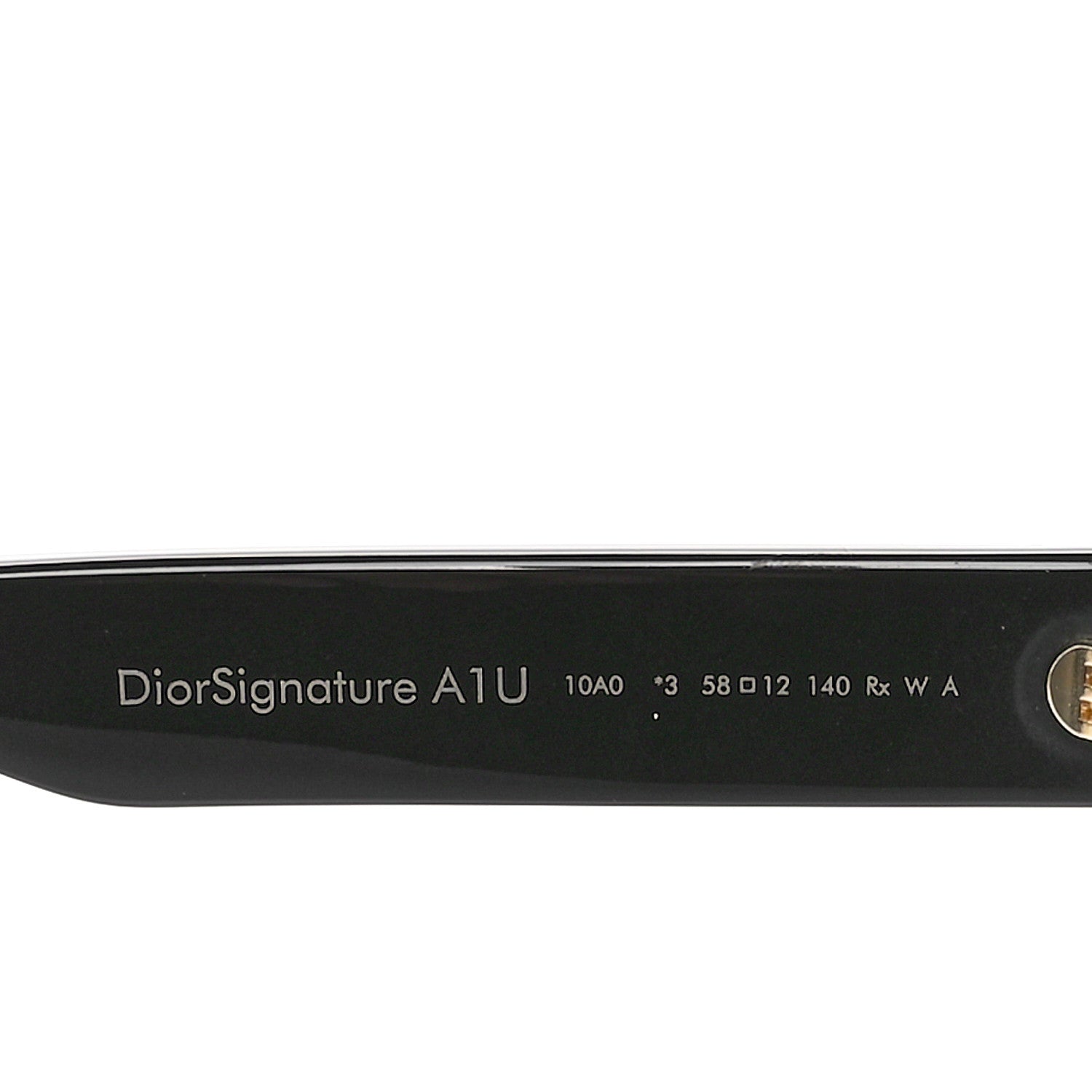 Christian Dior Acetate Diorsignature A1U Pilot Sunglasses Black 7 of 8