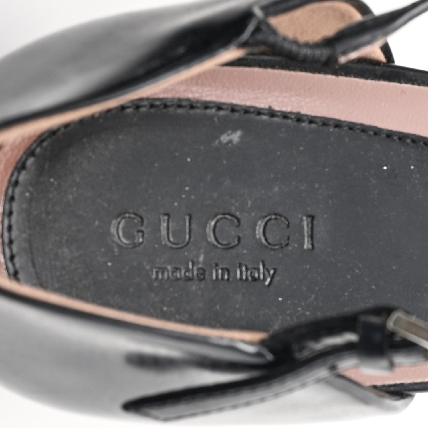 Gucci Nappa Lili Platform Pumps 38 Black 6 of 10
