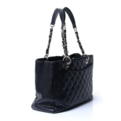 Chanel Caviar Quilted Grand Shopping Tote GST Black 2 of 5