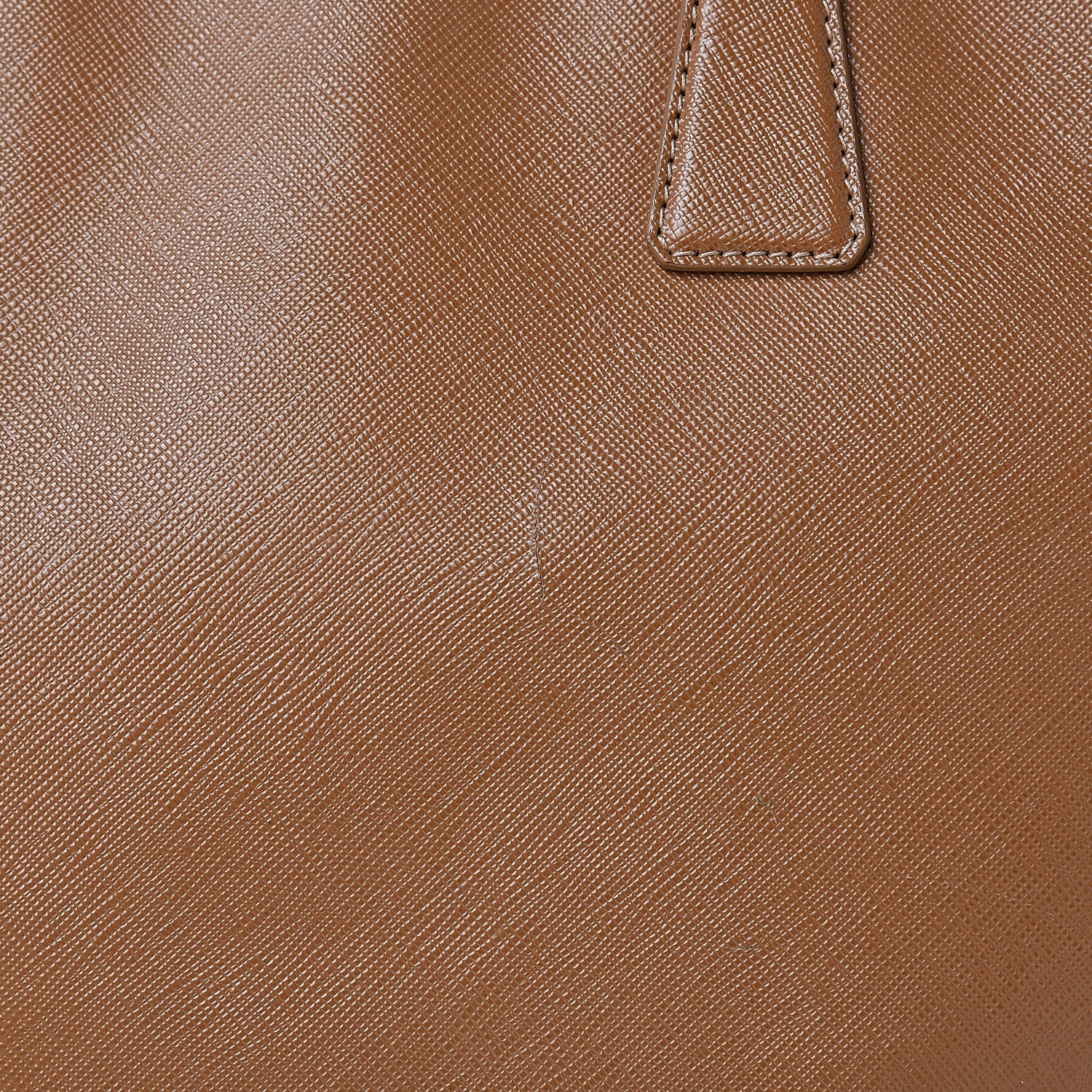 Prada Saffiano Large Galleria Double Zip Tote Caramel 15 of 22
