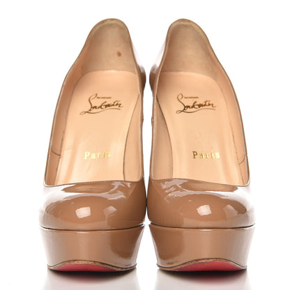Christian Louboutin Patent Bianca 140 Pumps 36.5 Camel 2 of 15
