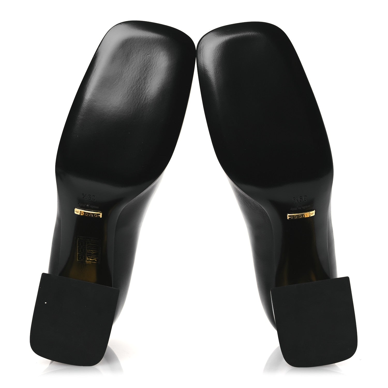 Gucci Malaga Kid Horsebit 75mm Pumps 39.5 Black 7 of 11