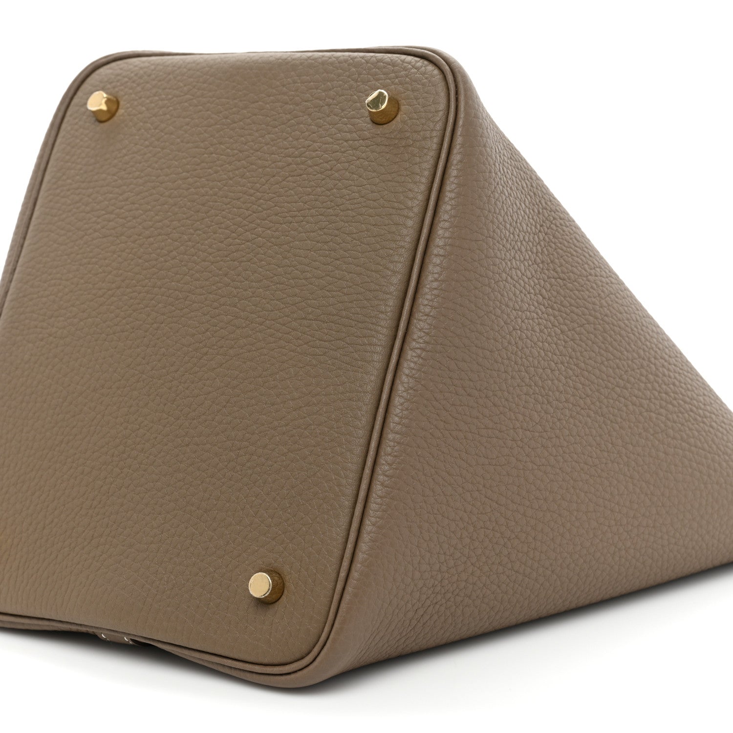 Hermes Taurillon Clemence Picotin Lock 22 MM Etoupe 7 of 9