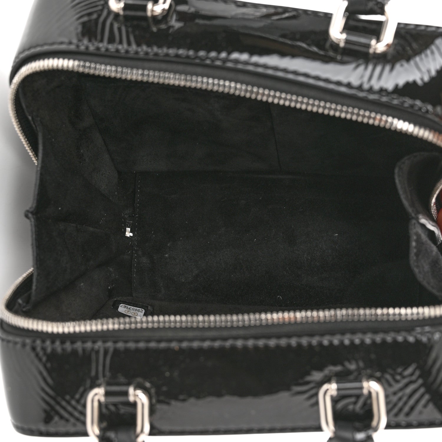 Chanel Patent Quilted Travel Kit Vanity Case Black 5 of 11