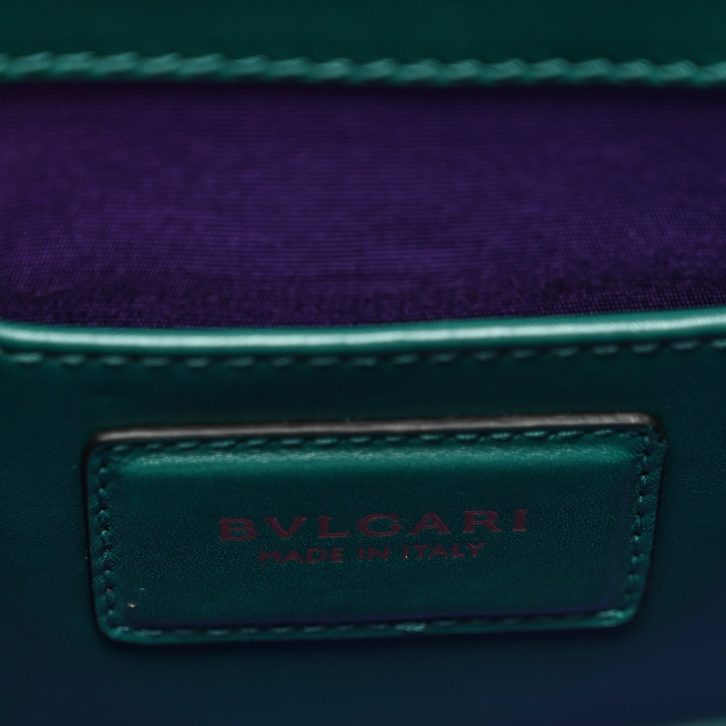 Calfskin Small Serpenti Forever Snake Strap Crossbody Bag Emerald Green