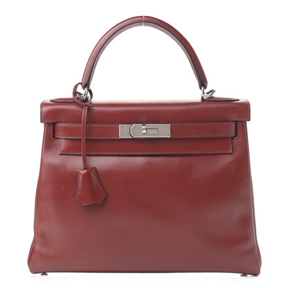 Hermes Box Kelly Retourne 28 Rouge H 1 of 24