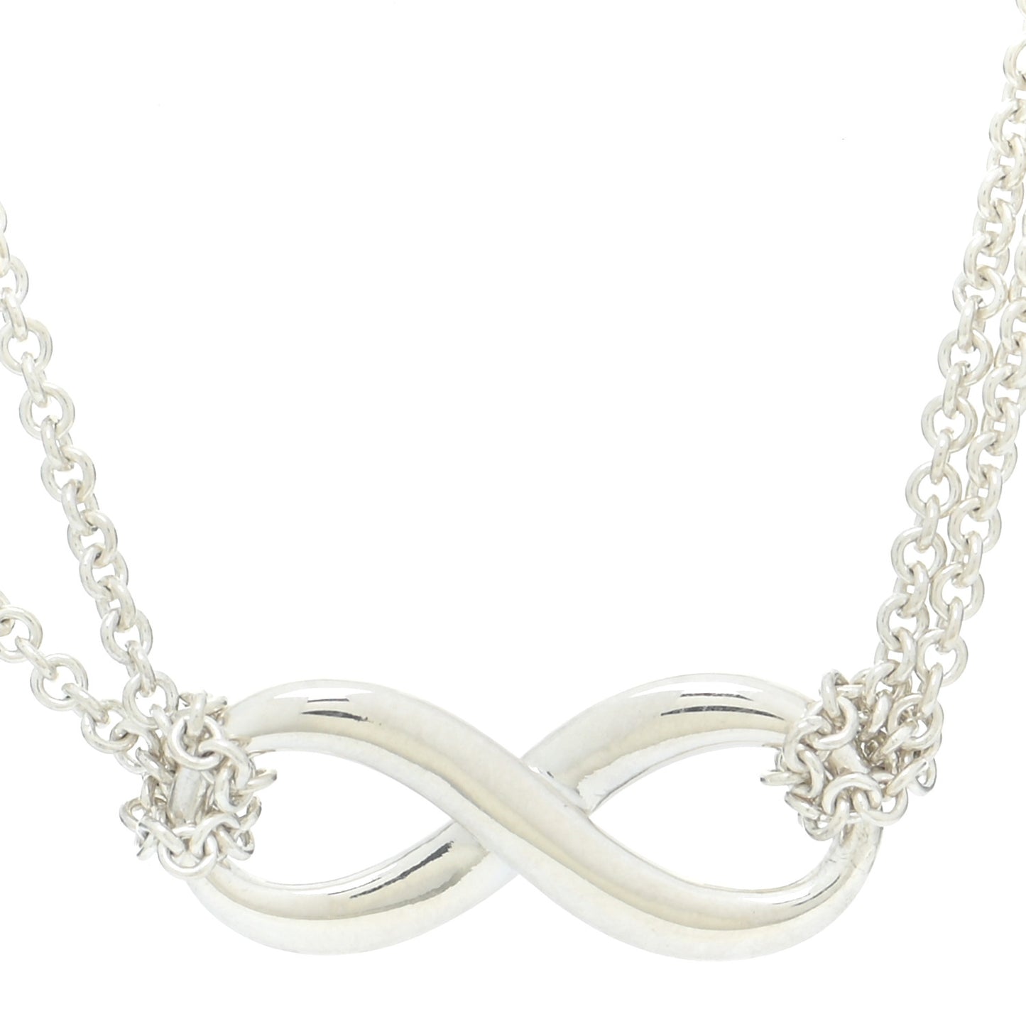 Sterling Silver Infinity Pendant Necklace