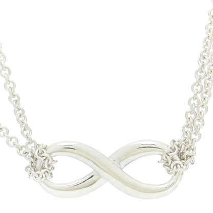 Tiffany Sterling Silver Infinity Pendant Necklace 4 of 6