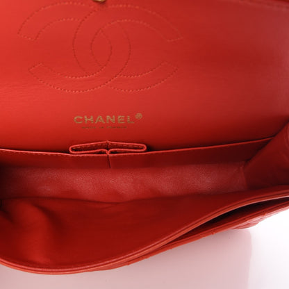 Chanel Lambskin Quilted Medium Double Flap Red 8 of 8