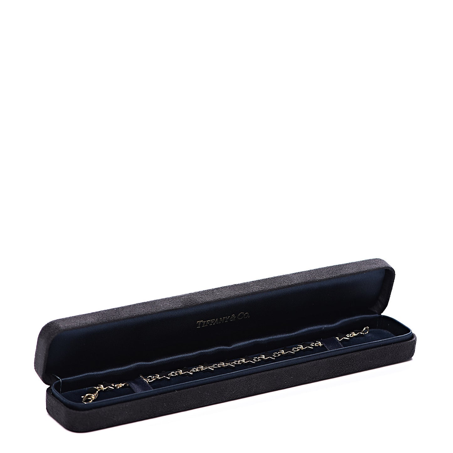 18K Yellow Gold Chain of Stars Bracelet