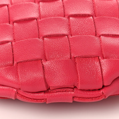Bottega Veneta Nappa Intrecciato Small Turn Pouch Cranberry 8 of 8