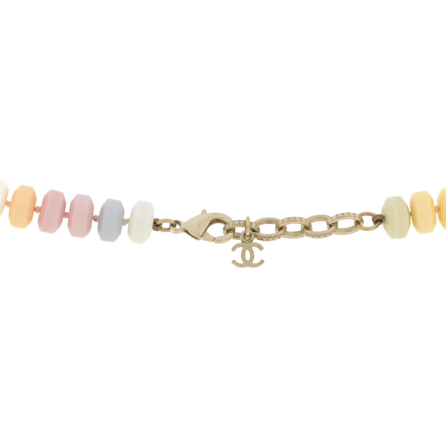 Candy CC Double Strand Necklace Multicolor