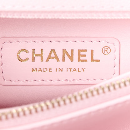 Chanel Caviar Quilted Small Coco Handle Flap Light Pink 6 of 11