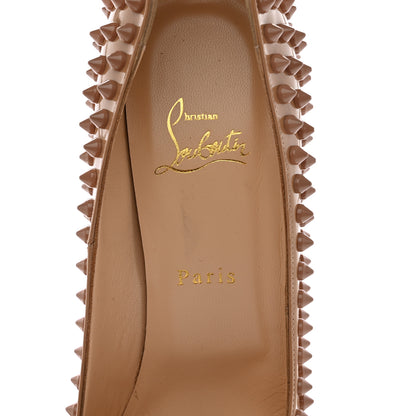 Christian Louboutin Patent Alti Spikes 140 Pumps 40 Nude 7 of 16