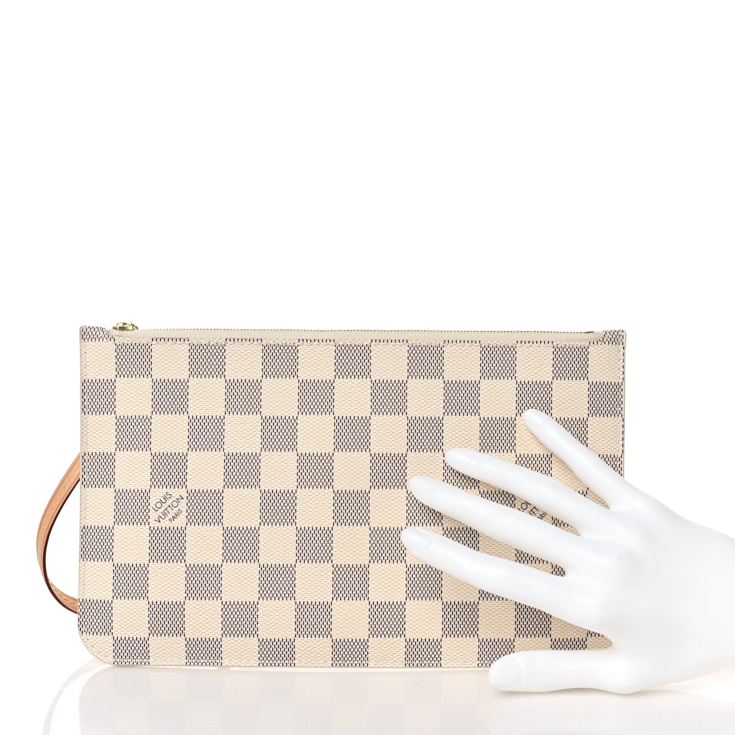 Louis Vuitton Damier Azur Neverfull MM GM Pochette 2 of 8