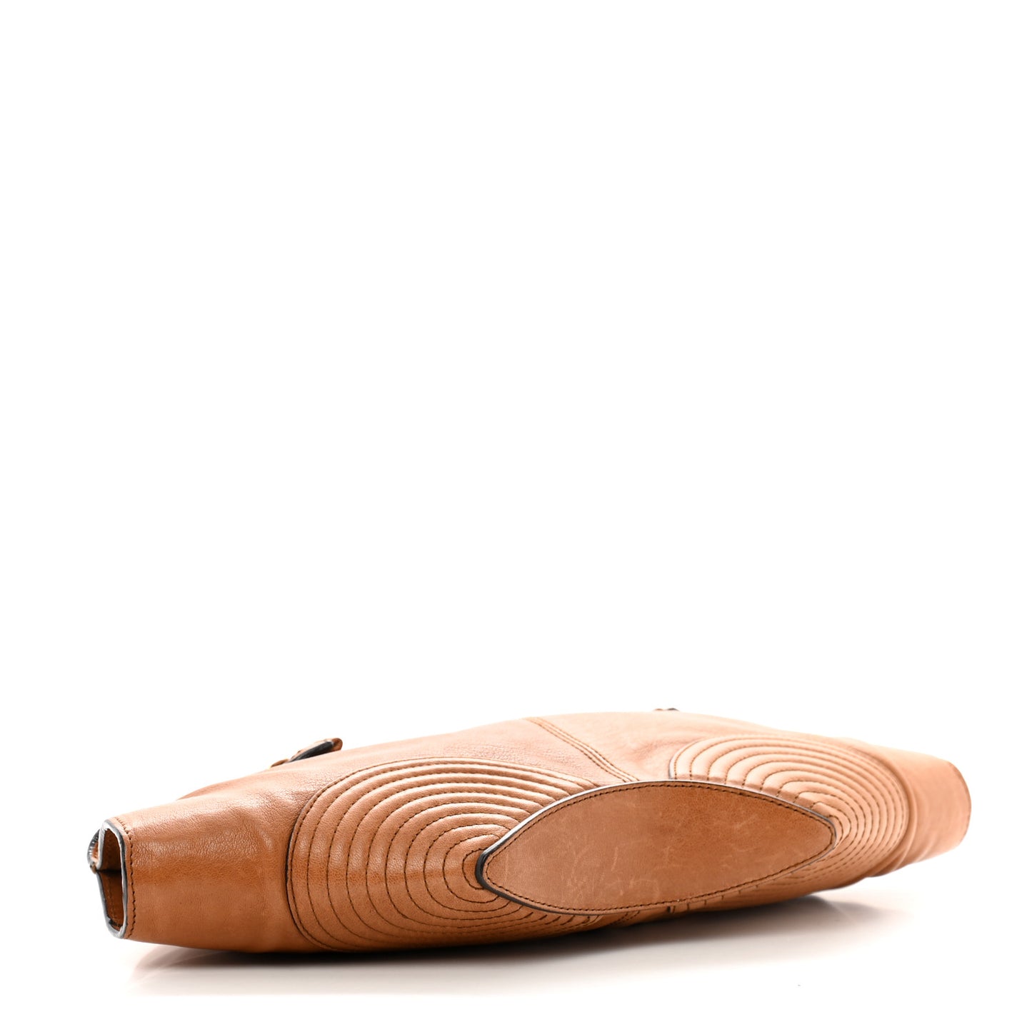 Calfskin De Manta Clutch Tan