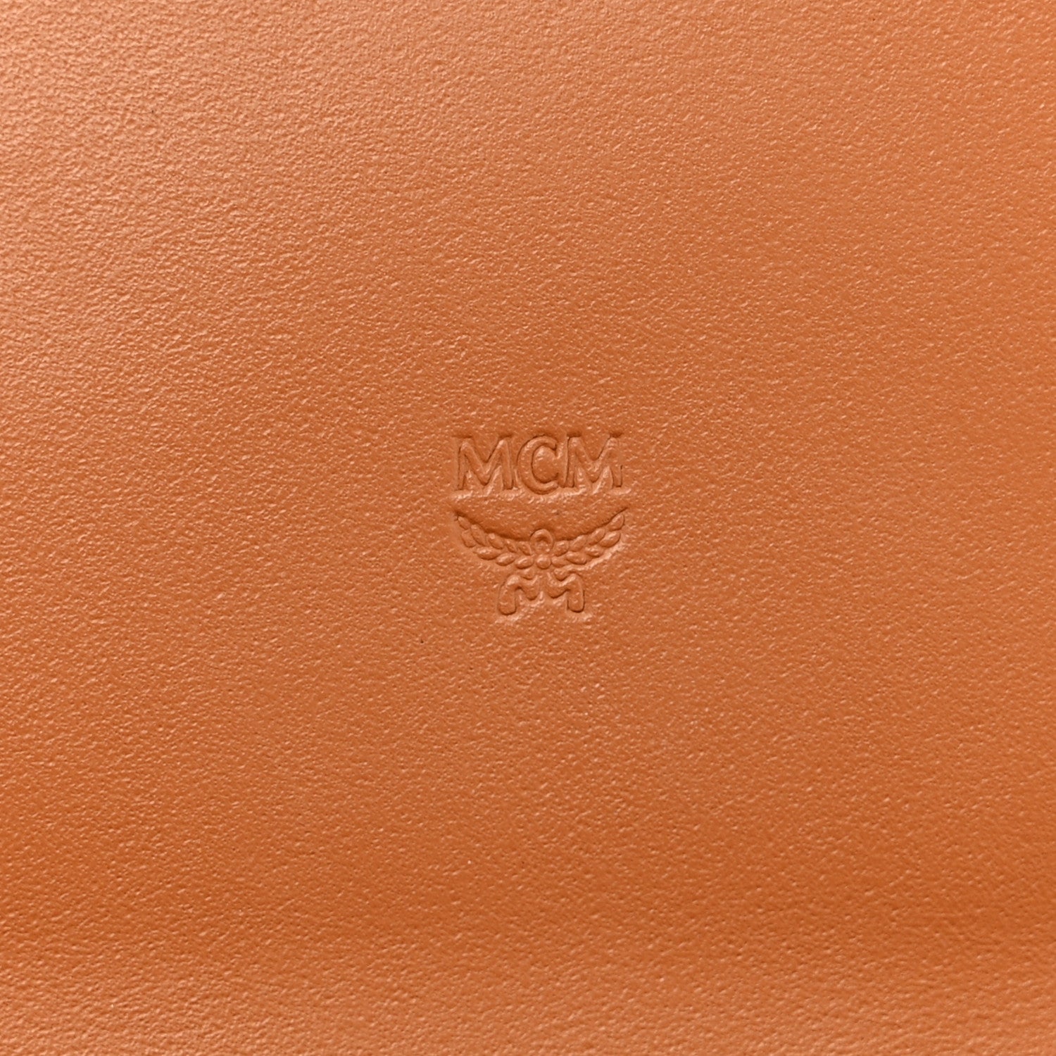 MCM Visetos Large Trifold Flap Wallet Cognac 6 of 7