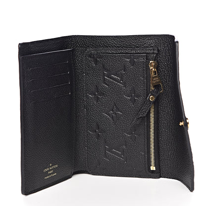 Louis Vuitton Empreinte Compact Curieuse Wallet Black 5 of 8