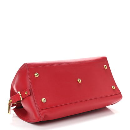 Saint Laurent Calfskin Medium Classic Y Cabas Red 3 of 9