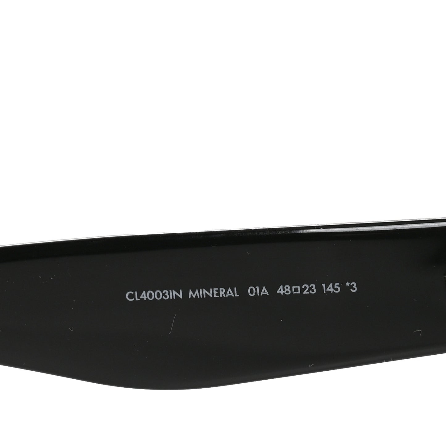 Acetate Studded Mineral Round Sunglasses CL40031 Black