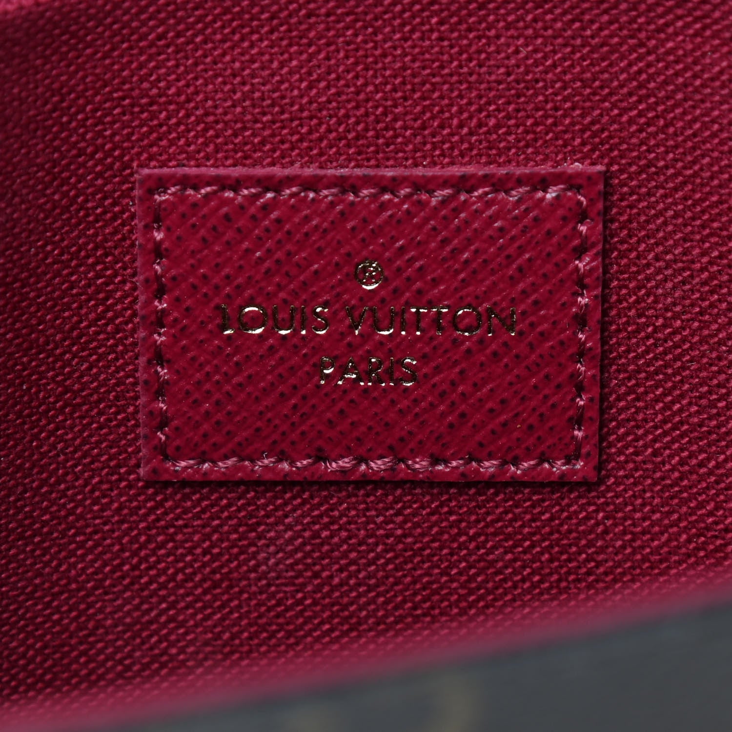 Louis Vuitton Monogram Pochette Felicie Chain Wallet Fuchsia 6 of 10