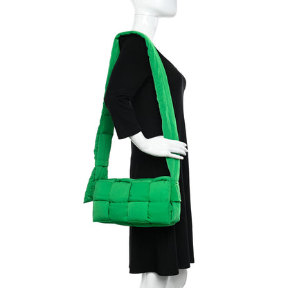 Bottega Veneta Nylon Intrecciato Padded Tech Cassette Bag Parakeet 2 of 12