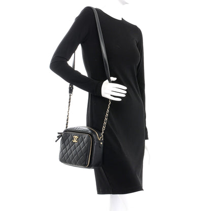 Chanel Caviar Quilted Business Affinity Camera Case Black 2 of 16