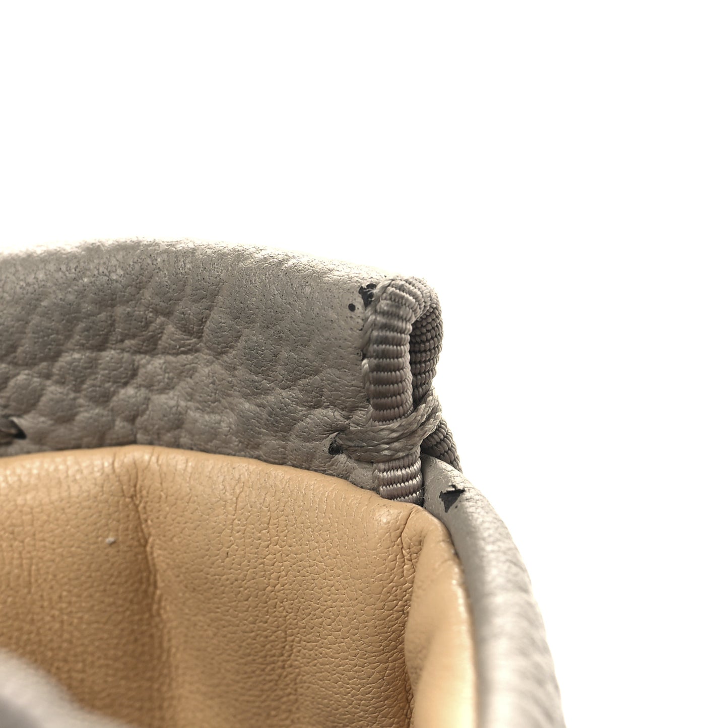 Grained Calfskin Rantulow Orlato Flat Sneakers 43 Goose