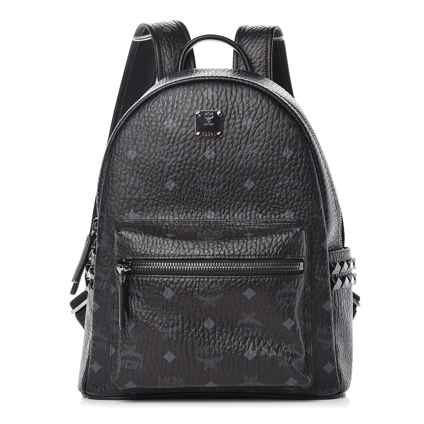 Visetos Small Side Stud Stark Backpack Black