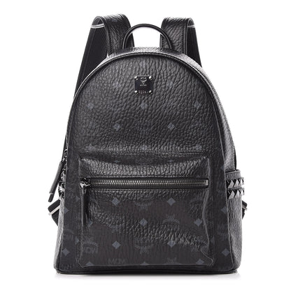 MCM Visetos Small Side Stud Stark Backpack Black 1 of 10