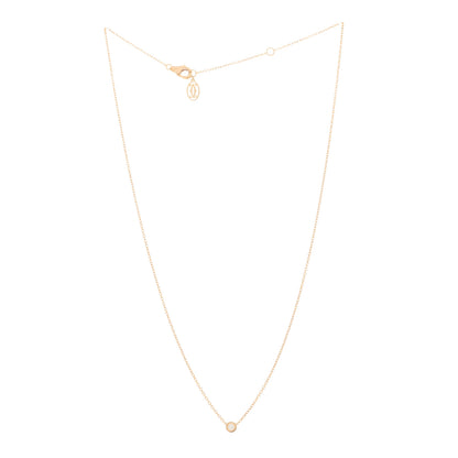 Cartier 18K Pink Gold Diamond XS D'Amour Pendant Necklace 2 of 4