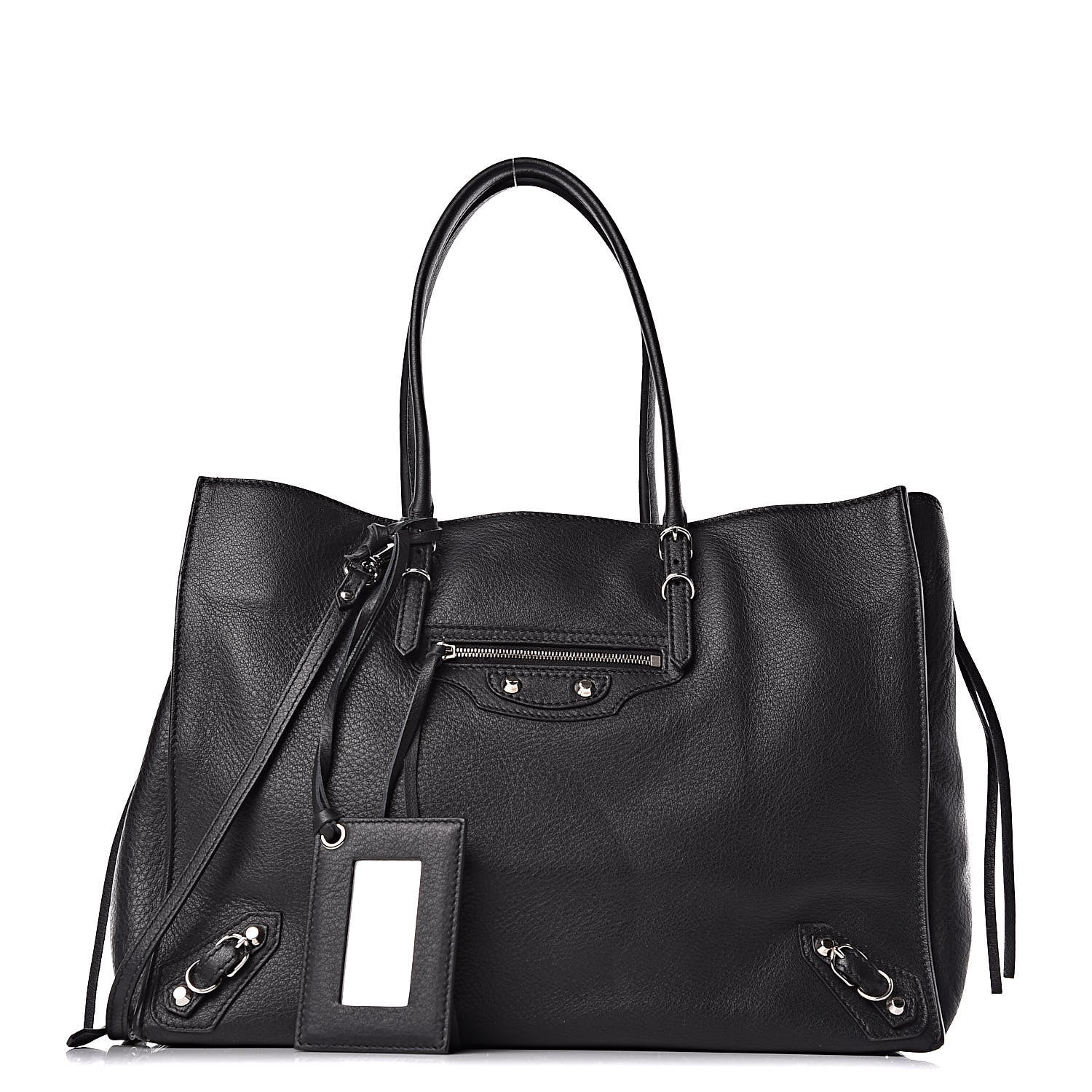 Balenciaga Veau Papier B4 Zip Around Tote Black 1 of 10